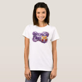 T-shirt Chemise Clean Purple BRUNCH TIME Statement (Devant entier)