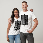T-shirt Chemise Code Téléphonique de Californie (Unisexe)