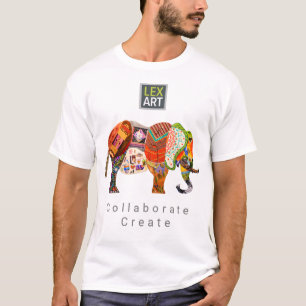T-shirt Chemise collaborative LexArt - Couleur claire