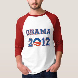 T-SHIRT CHEMISE COLLÉGIALE D'OBAMA 2012