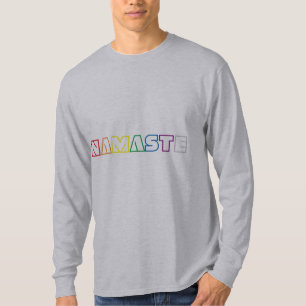 T-shirt Chemise colorée de typographie de salutation de