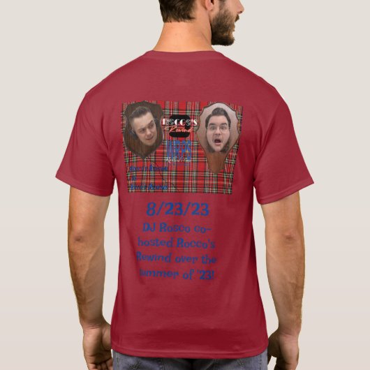 T-shirt Chemise commémorative de la renaissance de Rosco (Dos)