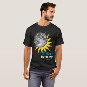 T-shirt Chemise commémorative de l'éclipse totale 2017 de