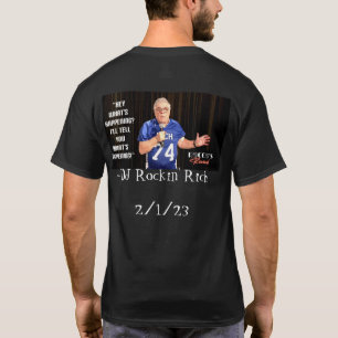 T-shirt Chemise commémorative DJ Rockin' Rich/Rocco's Rewi
