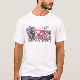 T-shirt Chemise conservatrice fière
