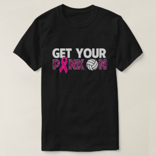 T-shirt Chemise contre le cancer du sein RD, volleyball ro