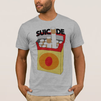 T-shirt Chemise contre le tabac de "suicide"
