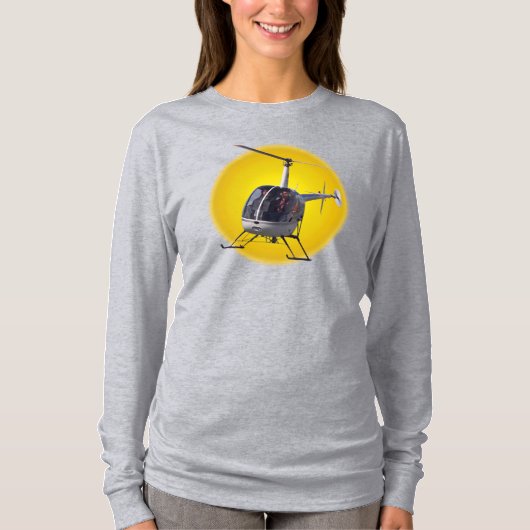 T-shirt Chemise Cool d'hélicoptère pour femmes (Devant)