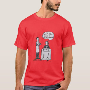 T-shirt Chemise couleur foncée morceau de musique
