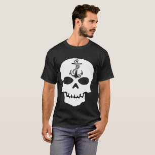 T-shirt Chemise crâne d'ancrage chemise phare route Chemis