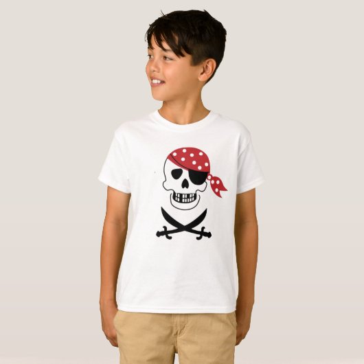 T-shirt Chemise crâne Pirates (Devant entier)