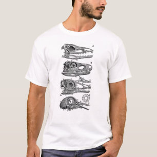 T-shirt Chemise crânienne Dinosaur