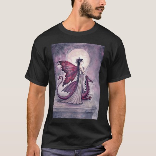 T-shirt Chemise Crimson Twilight Fairy Dragon (Devant)