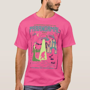 T-shirt Chemise Cryptids Sur Alien Bigfoot Mothman Loch Ne