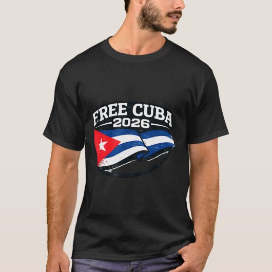 T-shirt Chemise Cuba Cuba Libre Doctrine de Monroe (Devant)