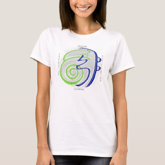 T-shirt Chemise curative de Reiki (Devant)