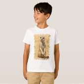 T-shirt Chemise Curious Meerkat pour enfants (Devant entier)