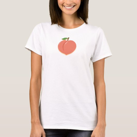 T-shirt Chemise Cute Peach (Devant)