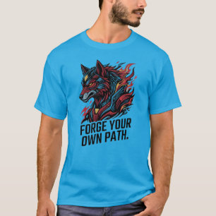 T-shirt Chemise Cyber Loup ForgeYour Own Path – Pathfinder