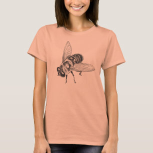 T-shirt Chemise d'abeille à miel femmes Chemises d'abeille