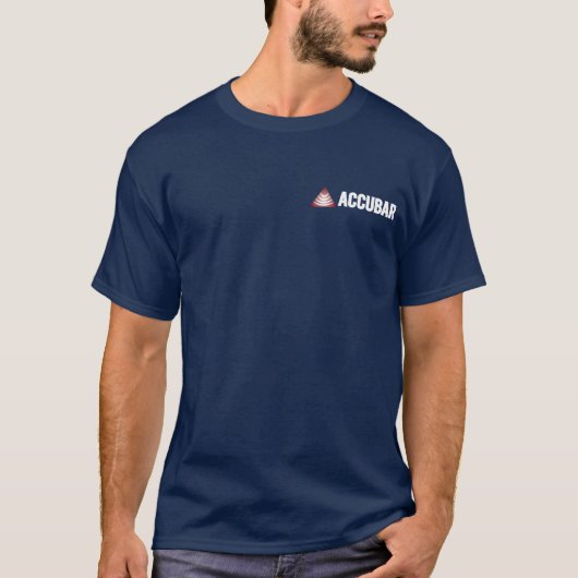 T-shirt Chemise d'AccuBar (foncée) (Devant)