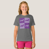 T-shirt Chemise Dachshund (Devant entier)