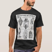 T-shirt Chemise d'affiche de société de lanterne de mesure (Devant)