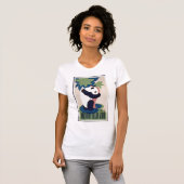 T-shirt Chemise d'affiche d'ours panda (Devant entier)