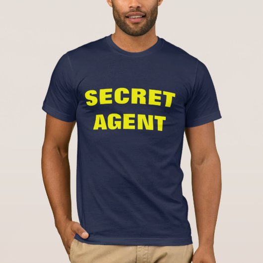 T-SHIRT CHEMISE D'AGENT SECRET (Devant)