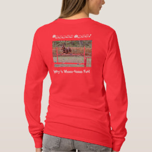 T-shirt Chemise d'agilité avec le dobermann