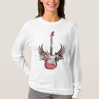 T-shirt chemise d'aile de guitare