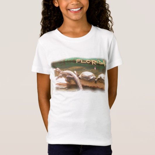T-Shirt Chemise d'alligator de tortue de la Floride de (Devant)