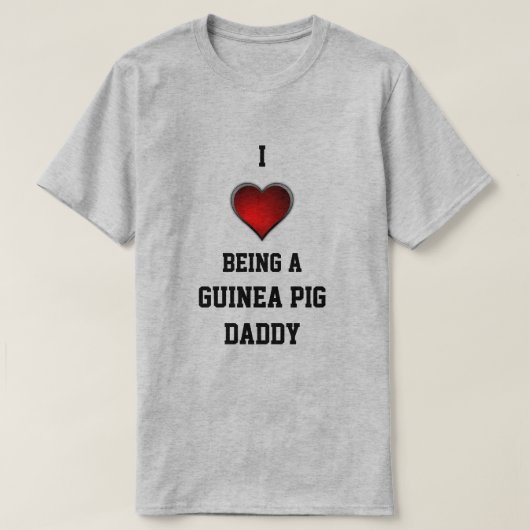 T-shirt Chemise d'amant de cobaye (Design devant)