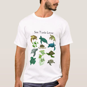 T-shirt Chemise d'amant de tortue de mer
