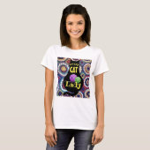 T-shirt Chemise dame Crazy Cat (Devant entier)