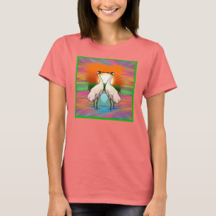 T-shirt Chemise d'amour de grue