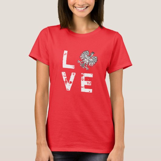 T-shirt Chemise d'amour de jour de Dyngus (Devant)