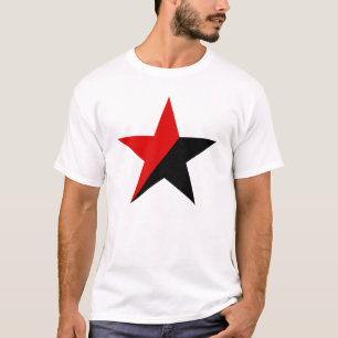 T-shirt Chemise d'anarchie d'étoile d'anarchiste