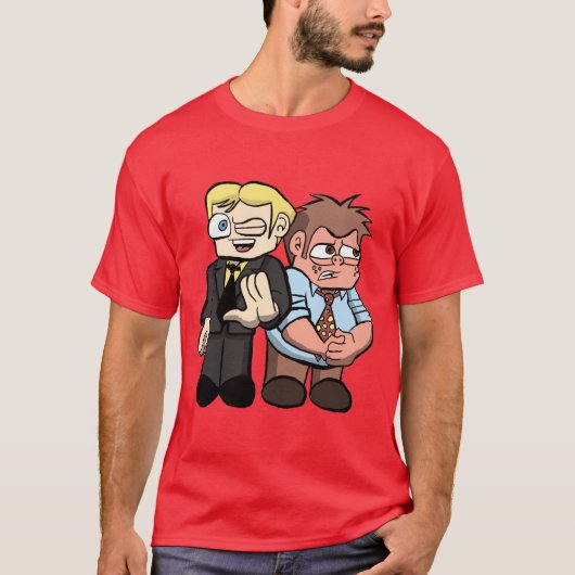 T-shirt Chemise d'Andy et de Jeff (Devant)