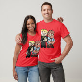 T-shirt Chemise d'Andy et de Jeff (Unisexe)