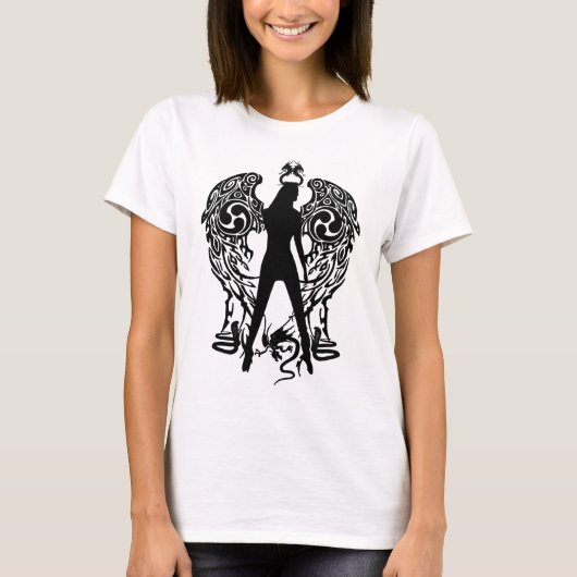 T-shirt Chemise d'ange de serpent (Devant)