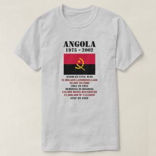 T-shirt Chemise Danger Mines, Angola