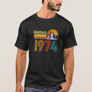 T-shirt Chemise d'anniversaire 48e Hommes de 48 ans Retro