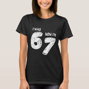 T-shirt Chemise d'anniversaire de 7 ans J'étais 6 maintena