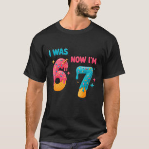 T-shirt Chemise d'anniversaire de 7 ans J'étais 6 maintena