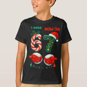T-shirt Chemise d'anniversaire de 7 ans J'étais 6 maintena