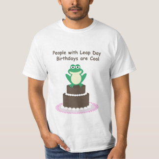 T-shirt Chemise d'anniversaire de jour intercalaire