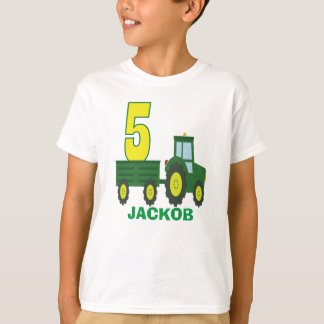 T-shirt Chemise d'anniversaire de Tractor - 5E anniversair