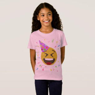 T-Shirt Chemise d'anniversaire d'Emoji - visage heureux