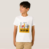 T-shirt Chemise d'anniversaire Handyman Tools (Devant entier)